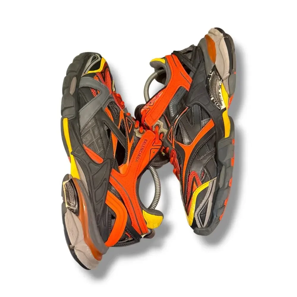 Balenciaga Track 2 ‘Orange Black’ Sneaker | Size 41EU(8US)